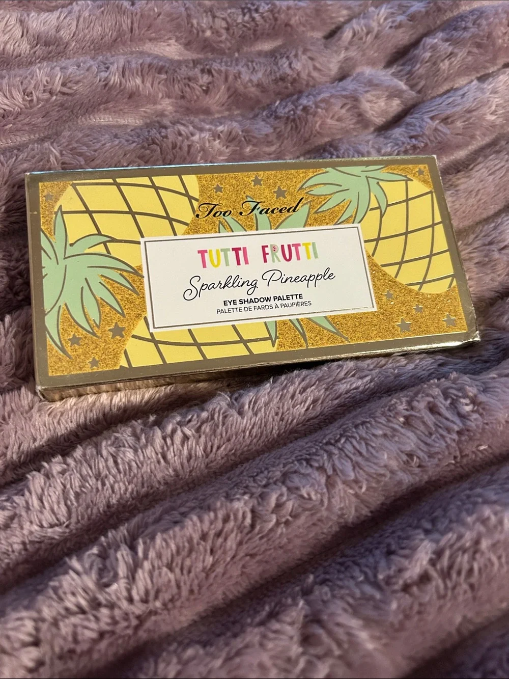 NIB Too Faced Sparkling Pineapple Tutti Frutti Eyeshadow Palette